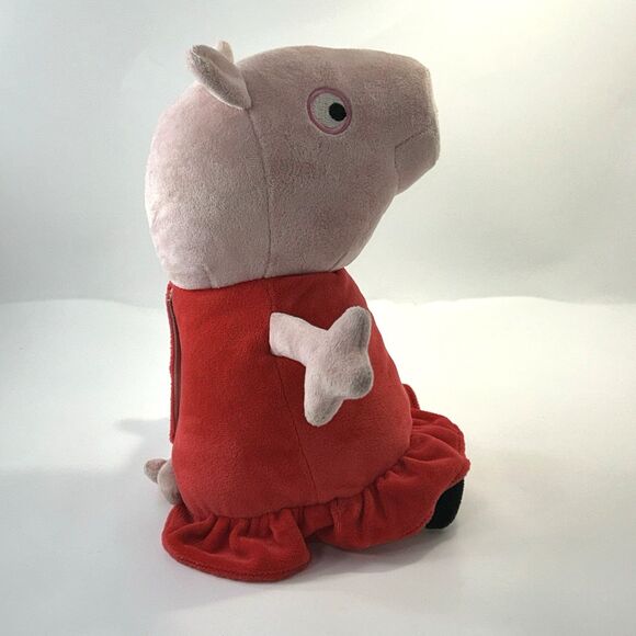 Vtg 2003 Peppa Pig Talking Plush 12" Doll Stuffed Animal Tested Works - Picture 5 of 16